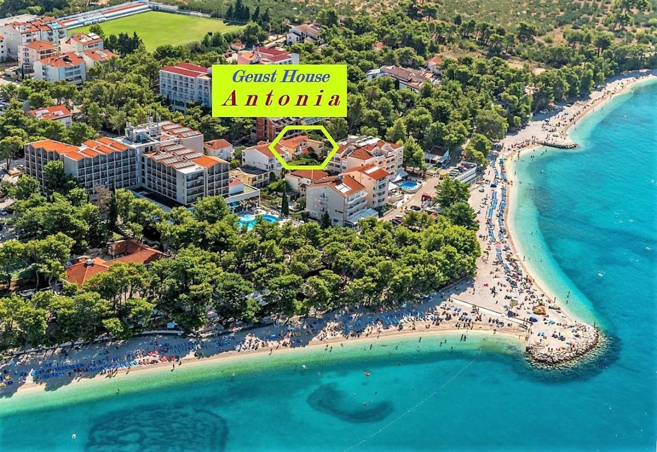 Guest House Antonia Baška Voda Zewnętrze zdjęcie